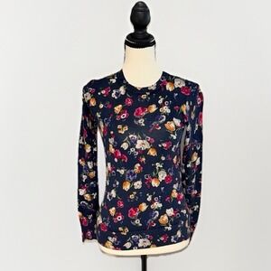 Lauren Ralph Lauren Floral Sweater XS NWT